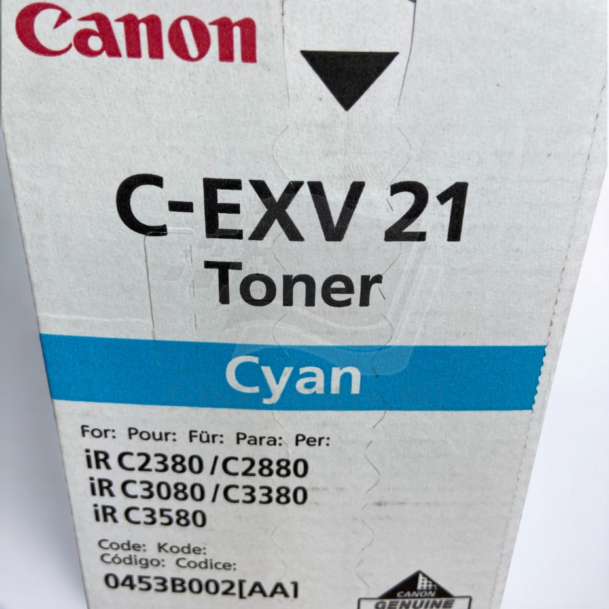 "Original Canon 0453B002 / C-EXV21 Tonerkartusche Cyan für iR C2380i C3580 NEU