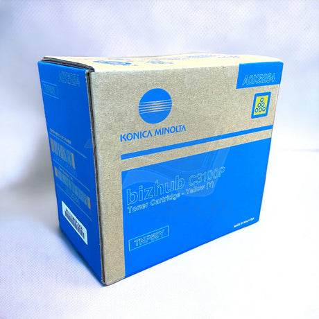 "Toner d'origine Konica Minolta TNP-50Y Jaune A0X5254 pour Bizhub C3100 P NOUVEAU ^