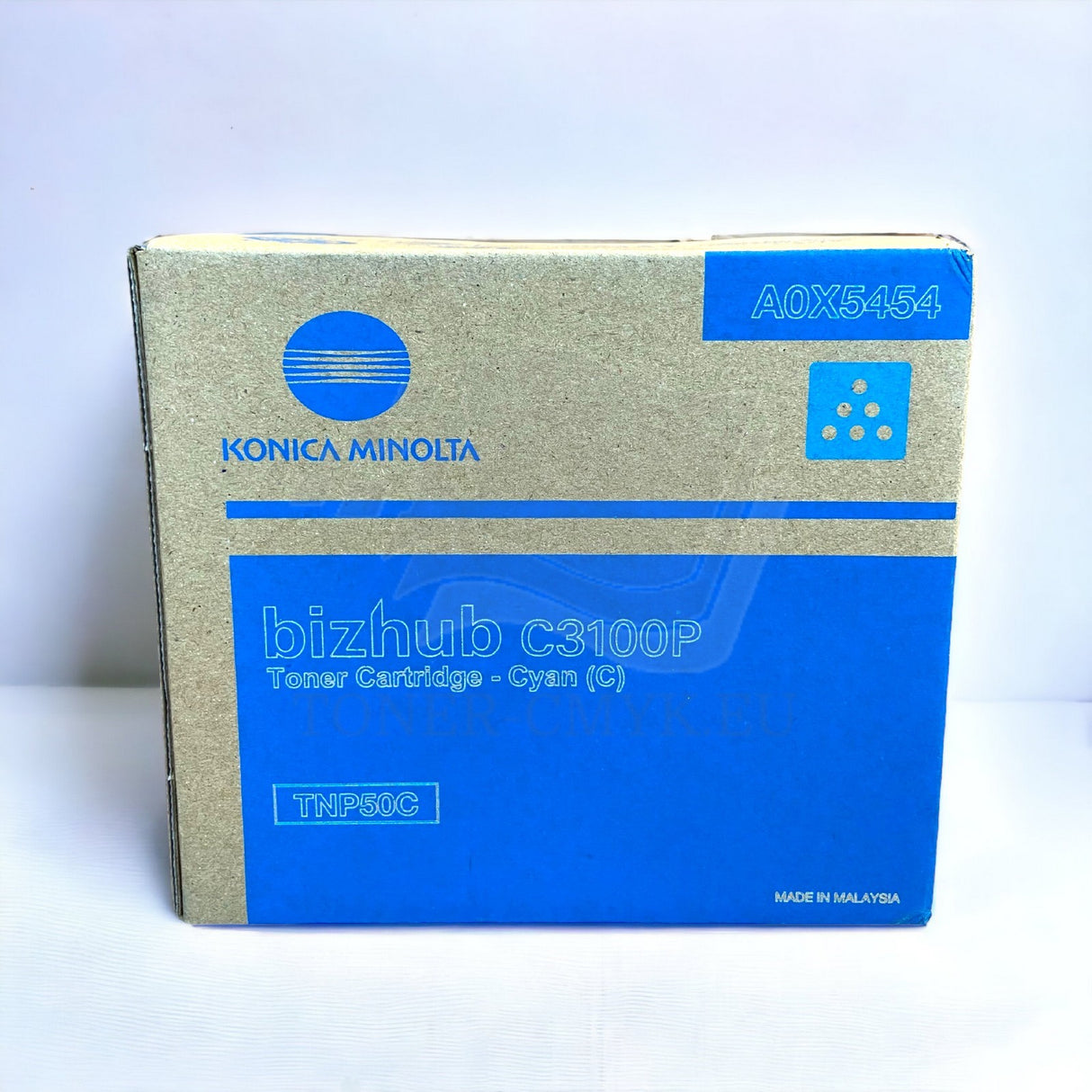 "Original Konica Minolta TNP-50C Toner Cyan A0X5454 pour Bizhub C3100P NOUVEAU OVP^