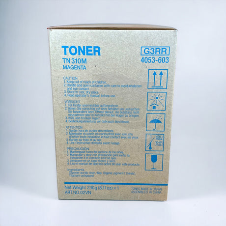 ''Original Konica Minolta TN310 TONER Magenta G3RR pour BIZHUB C350 Nouveau OVP^