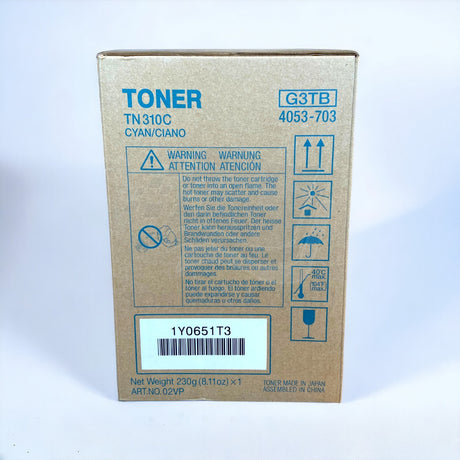 ''Original Konica Minolta TN310C TONER CYAN G3TB for BIZHUB C350 New OVP^