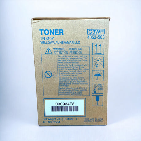 Original Konica Minolta TN310Y TONER Yellow G3WP for BIZHUB C350 NEW OVP^