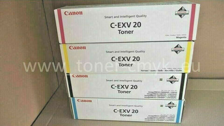 Sada tonerů Canon C-EXV 20 0436B002 0437B002 0438B002 0439B002 CMYK NEU