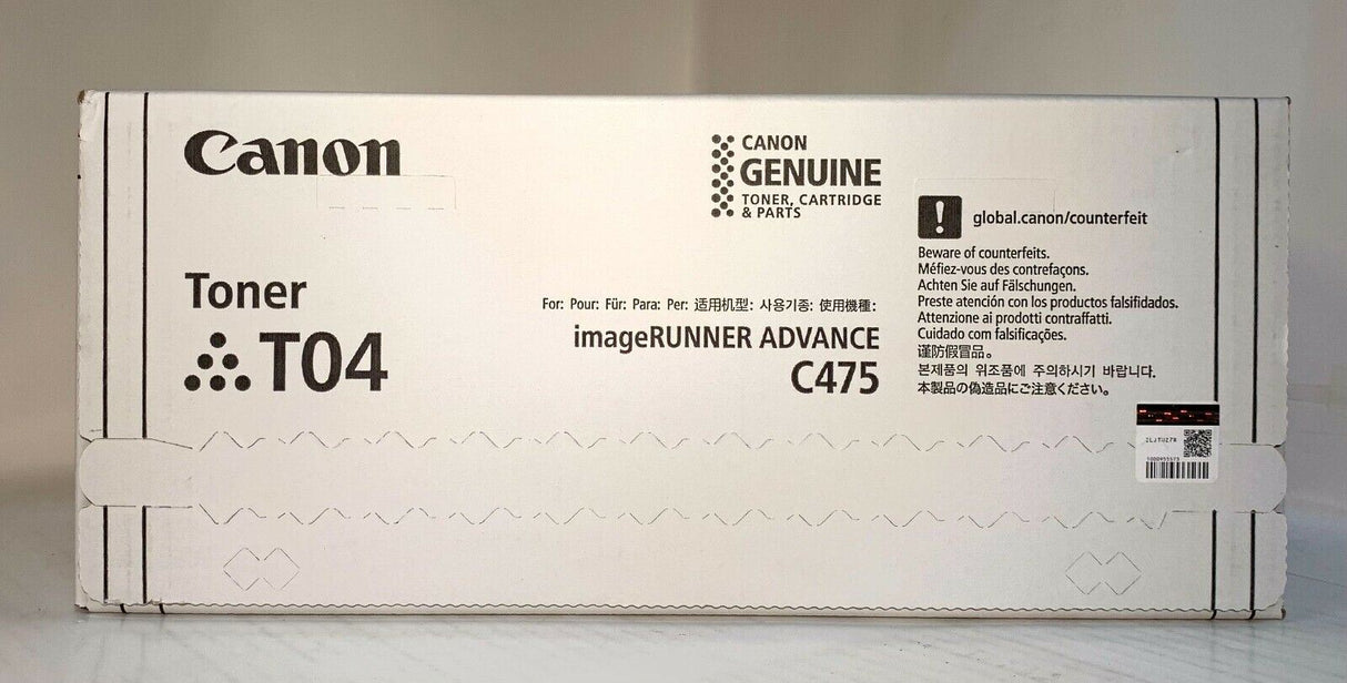 Originální černý toner Canon 2980C001 T04 černý pro imageRUNNER ADVANCE C475 NOVINKA